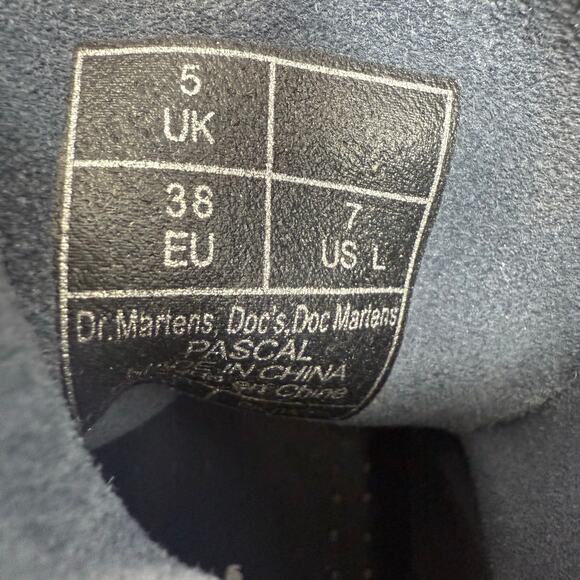 Dr Martens Boots Women's 7 Gray Metallic Iridescent Pascal AW004 SK06S - Picture 11 of 14